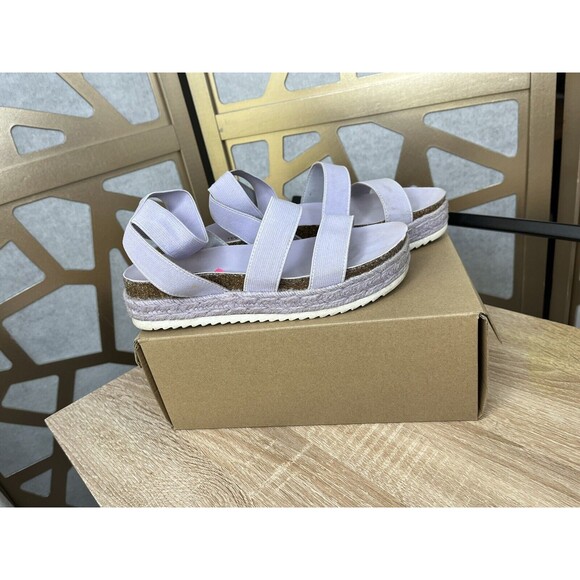 Steve Madden Light Purple Kids Platform Sandals - Picture 6 of 10